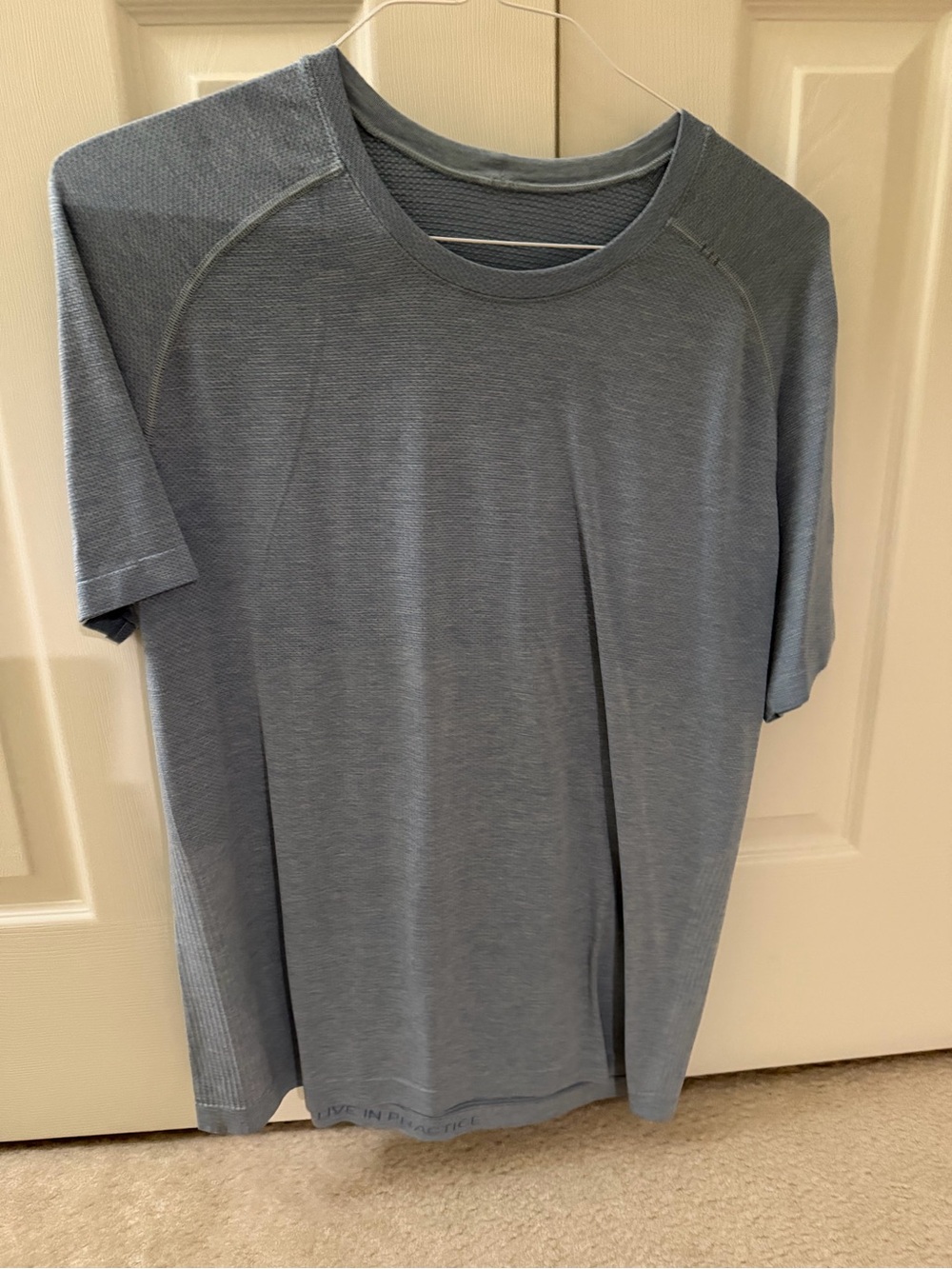 lululemon athletica Men's Crew Short Sleeve Tee — Slate Blue